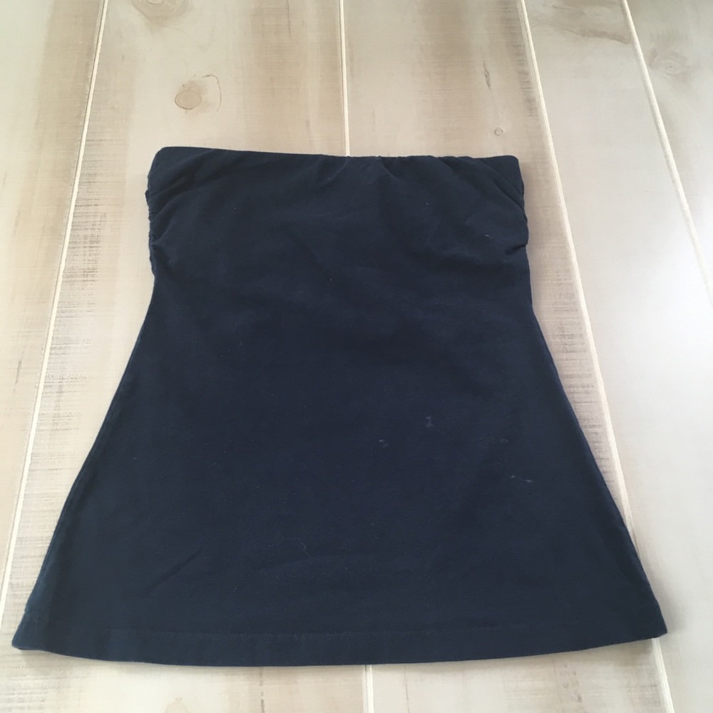 Navy tube top